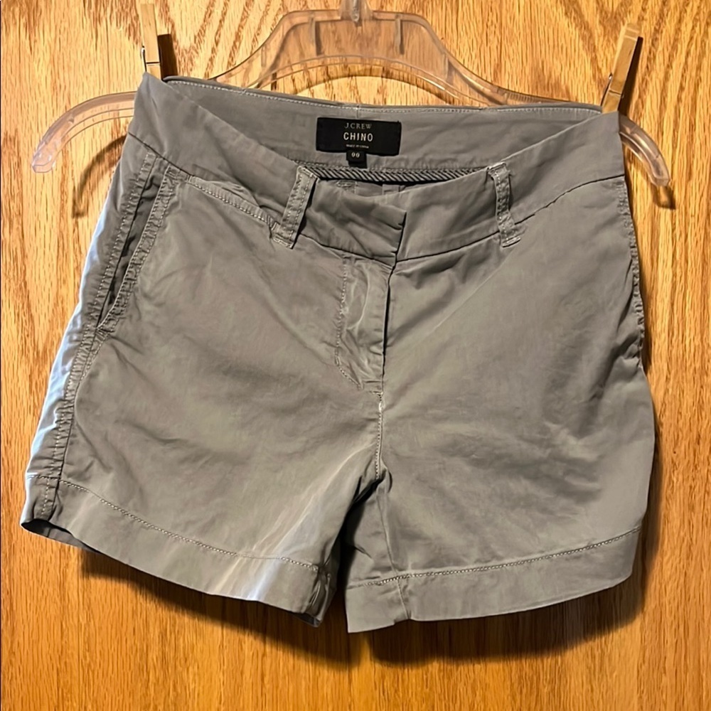 J. Crew Gray Bermuda Shorts with Classic Design
